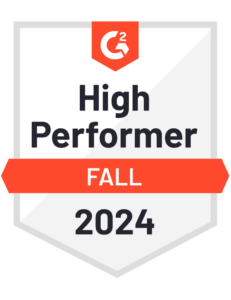 high performer fall 2024 award